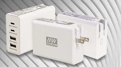 NGE100 (U)  Series: 100 W  Universal 4-port USB  Gallium Nitride Fast Charger
